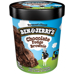 Ben & Jerrys Choc Fudge Brownie Ice Crm 8x500ml